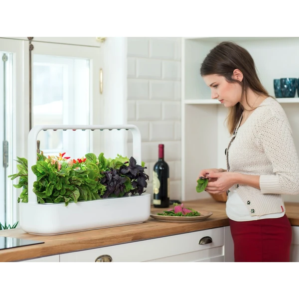 Click and Grow Smart Garden 9 chytrý květináč + 9ks kapslí se semínky bílý - Květináče - Obrázek 3LEQ000401