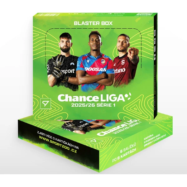 Fotbalové karty SportZoo Chance Liga 2025/26 - 1. série Blaster box - Fotbalové karty - Obrázek 3LKJ000K01