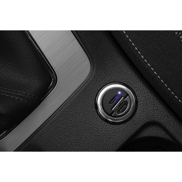 FIXED Mini autonabíječka s 2x USB-C, PD, 30W, černá - Nabíječky - Obrázek 3LVW600301