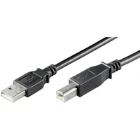 PremiumCord USB-A/USB-B kabel 3m černý  - Kabely a redukce