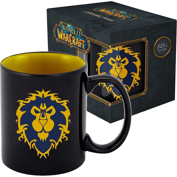 Keramický hrnek World of Warcraft Aliance - černý 330 ml