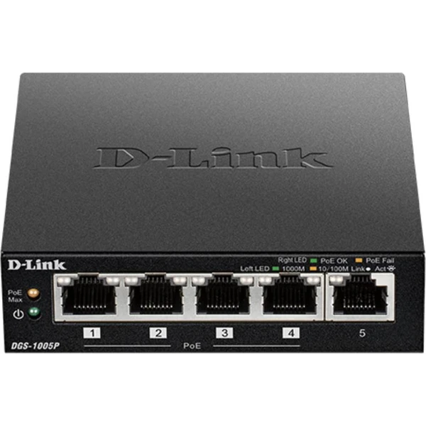 D-Link DGS-1005P PoE+ Switch - Switche - Obrázek 3PCZ000501
