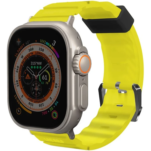 SKINARMA Shokku řemínek Apple Watch 49/45/44/42 mm žlutý - Řemínky - Obrázek 3Q93000J01