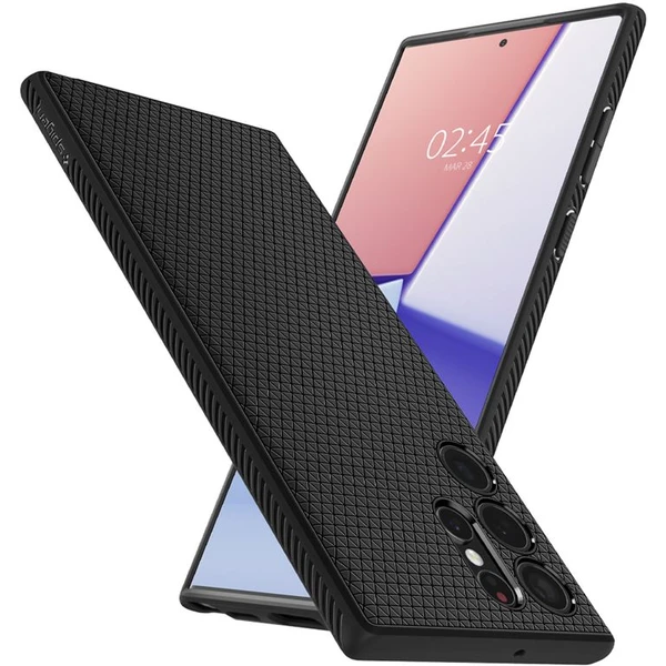 Spigen Liquid Air kryt Samsung Galaxy S22 Ultra černý - Pouzdra - Obrázek 3QGY600301