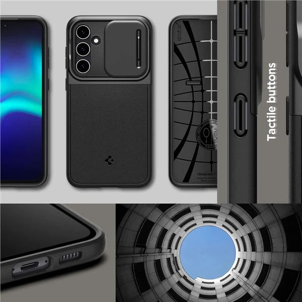 Spigen Optik Armor kryt Samsung Galaxy S23 FE černý - Pouzdra - Obrázek 3QV3000N01