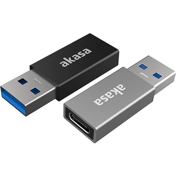 Akasa USB-A/USB-C redukce černá 2ks - Kabely a redukce - Obrázek 3R4X600301