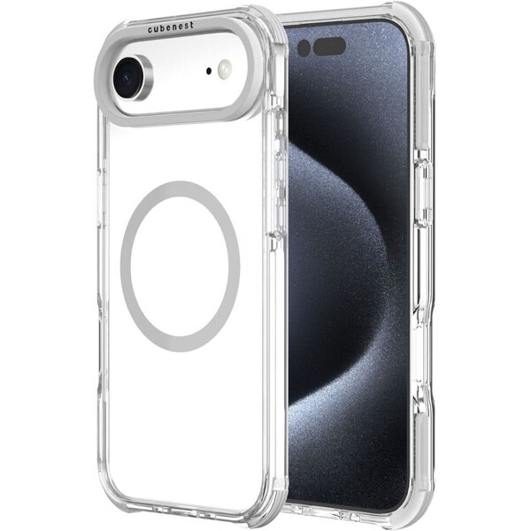 Cubenest MagPro Strong Guard MagSafe kryt iPhone Air bílý