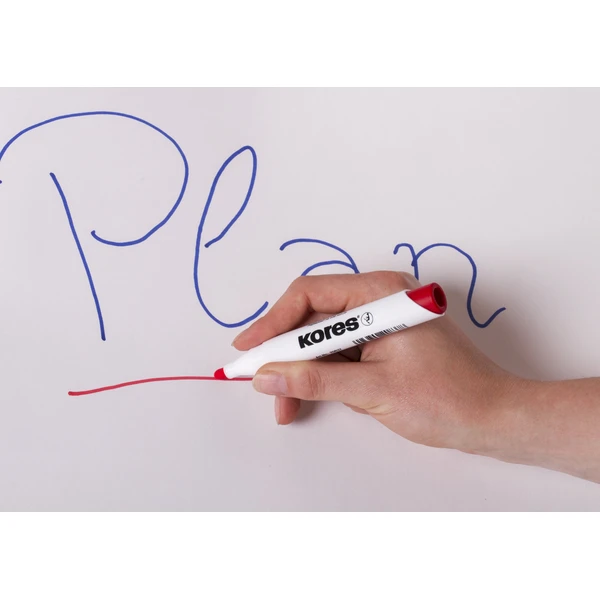Kores K-MARKER popisovače na bílé tabule a flipcharty s kulatým hrotem 4 barvy - Popisovače - Obrázek 3T7H000K01