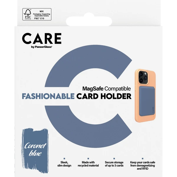 PanzerGlass® CARE Apple MagSafe RFID CardHolder pouzdro na platební karty modré - Peněženky - Obrázek 3TQB000K01