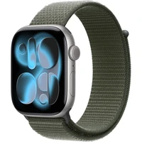 Apple Watch 49/46/45/44mm piniově zelený provlékací sportovní řemínek - Řemínky