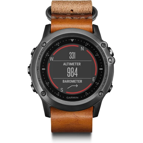 Garmin Fenix 3 Sapphire šedé + kožený pásek - Chytré hodinky - Obrázek 3UXG000101