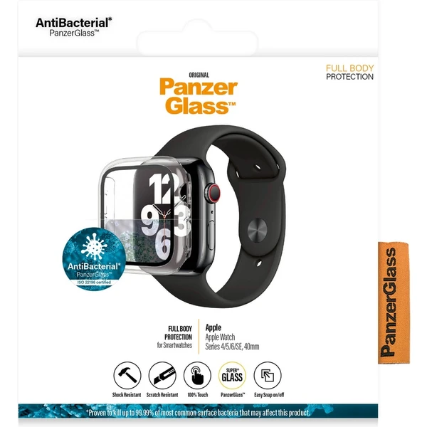 PanzerGlass Full Body Protection Apple Watch 4/5/6/SE 40mm čirý - Pouzdra - Obrázek 3V4N600301