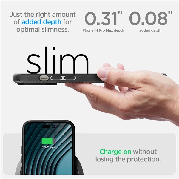 Spigen Mag Armor kryt iPhone 14 Pro Max černý - Pouzdra - Obrázek 3W1H300401