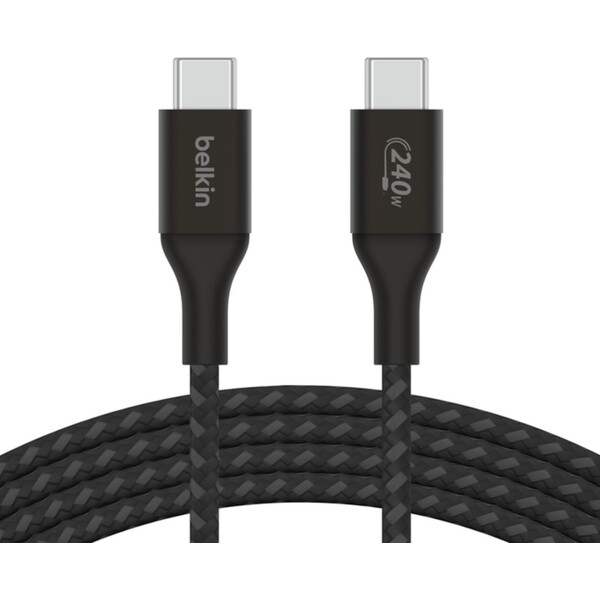 Belkin BOOST CHARGE odolný USB-C kabel (240W) 1m, černý