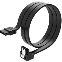 Akasa Proslim, SATA kabel 90° - 50 cm - Kabely a redukce