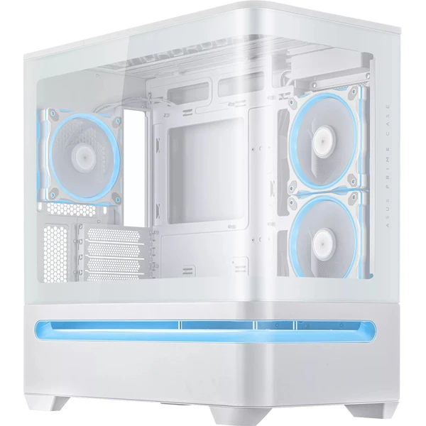 ASUS PRIME AP202 TG ARGB WHITE - Počítačové skříně - Obrázek 3XOF000K01