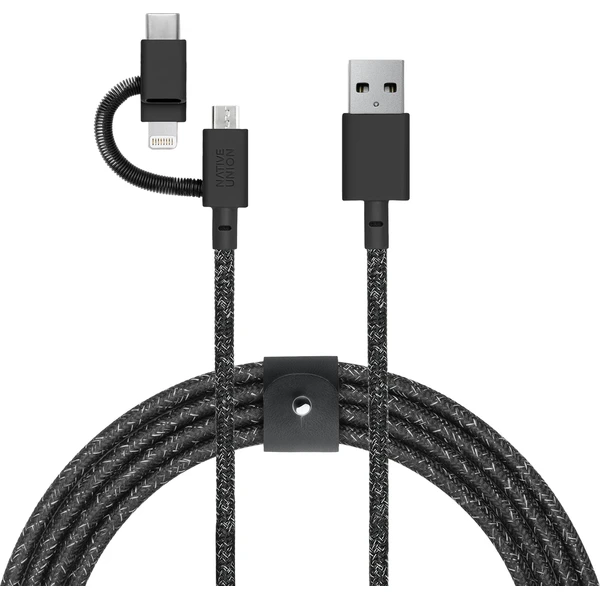 Native Union Belt Cable Universal USB-A/USB-C/Micro USB/Lightning kabel 2m cosmos - Kabely a redukce - Obrázek 3a00d6c180834b8d85d42e4ac48567e6
