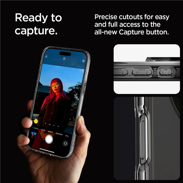 Spigen Ultra Hybrid MagSafe kryt iPhone 16 Pro Max graphite - Pouzdra - Obrázek 3a147990ae4d412fb04e958884513354