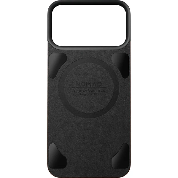 Nomad Magnetic Leather Back (Horween) MagSafe kožený kryt iPhone 18 Pro Max Rustic Brown - Pouzdra - Obrázek 3a1dbcf34ee6495ba6181d2cc488ea88