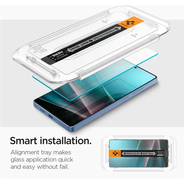 Spigen Glass tR EZ Fit HD sklo Samsung Galaxy S25 Ultra čiré (2 ks) - Ochranné folie a skla - Obrázek 3a219a4538e74250b0cc0a35a8d2a4c7