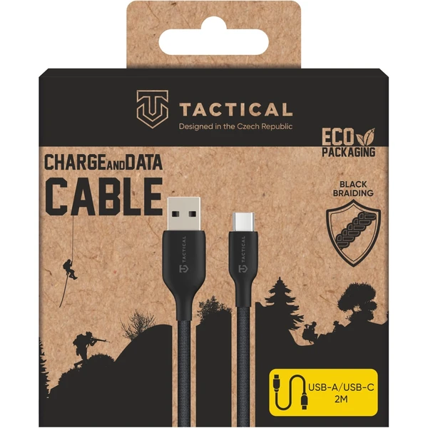 Tactical Stitch Thread USB-A/USB-C napájecí kabel 15W 2m černý - Kabely a redukce - Obrázek 3a7586da749648ac9e200250ab308dc3