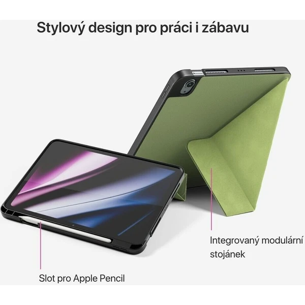 iWant by Epico SolidWoven Flip kryt pro iPad 10,9"/iPad 11" (2025) zelený - Pouzdra - Obrázek 3a79c6e6a8eb407b97f546edc36ffde1