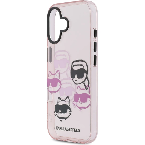 Karl Lagerfeld IML Multi K&CH Heads Zadní Kryt pro iPhone 17 růžový - Pouzdra - Obrázek 3a7e0cabd63c4ee6ac472d3d93e7abce