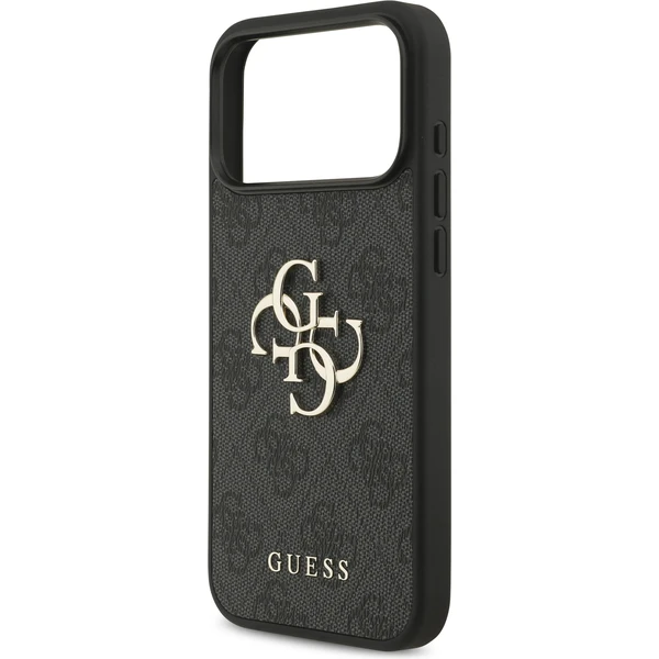 Guess PU 4G Metal Logo Strap kryt iPhone 17 Pro Max černý - Pouzdra - Obrázek 3a83c7764fde4bce99f71f457e585781