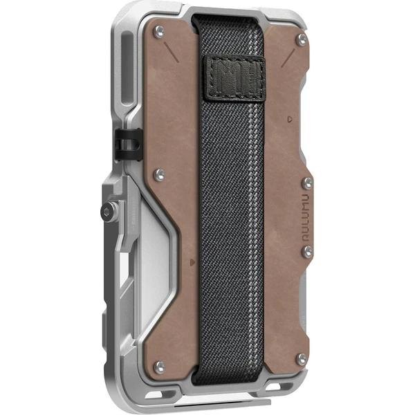 Aulumu G03 Multi-Tool Magnetic Metal Wallet MagSafe peněženka Genuine Leather Cover - Peněženky - Obrázek 3abec98d82e9436c877a4c38514aedcc