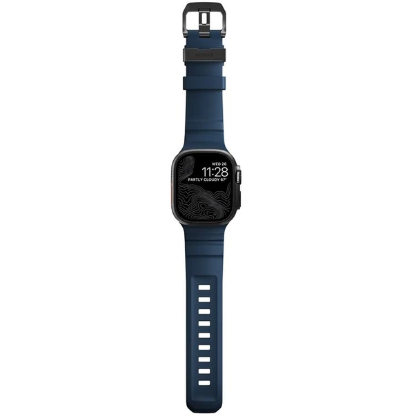 Nomad Rocky Point Band řemínek Apple Watch 49/45/44/42mm černý/modrý - Řemínky - Obrázek 3ac58cb2050f498187a185a64011c723
