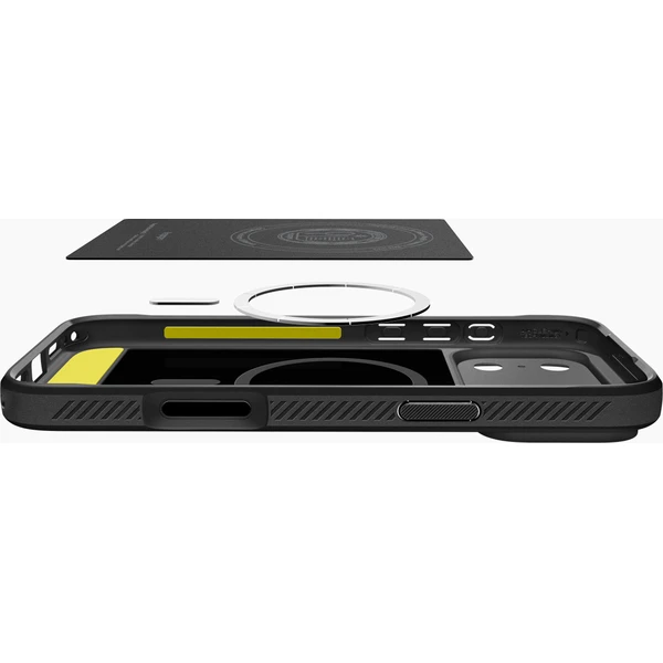 Spigen Rugged Armor MagSafe kryt  iPhone 18 Pro Max/17 Pro Max matte black - Pouzdra - Obrázek 3ae068b6ec80493ea80b057f960251cb