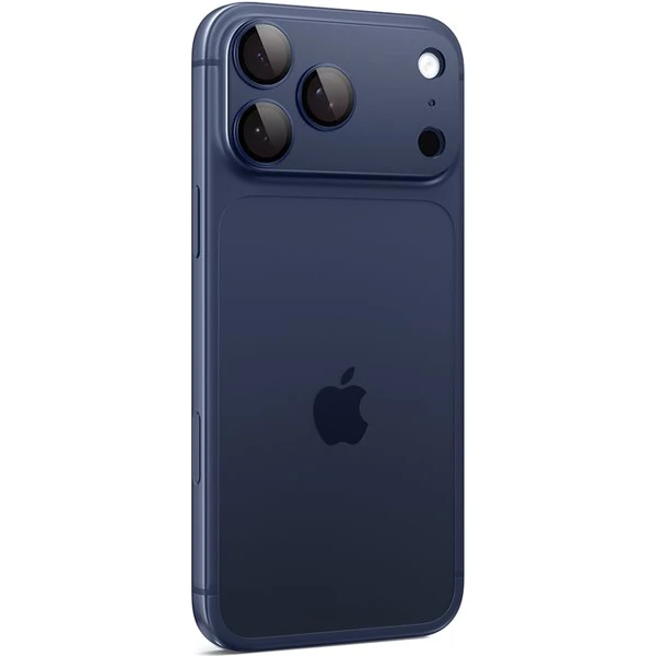Spigen Glass tR EZ Fit Optik Pro XL sklo na fotoaparát iPhone 17 Pro Max tmavě modré - Ochranné folie a skla - Obrázek 3ae6d8b7db37479aa96caf0390919ee4