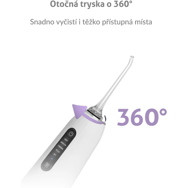 TrueLife AquaFloss Compact C200 ústní sprcha bílá - Ústní sprchy - Obrázek 3aea90c57d4644d0968026cd04f16802