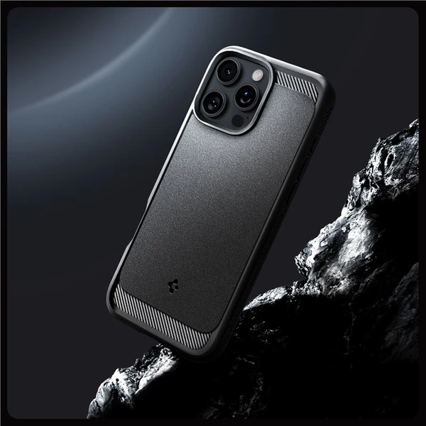 Spigen Rugged Armor MagSafe kryt iPhone 16 Pro matte black - Pouzdra - Obrázek 3b0db6b76f5a40b89a2c09f7d410bb3d