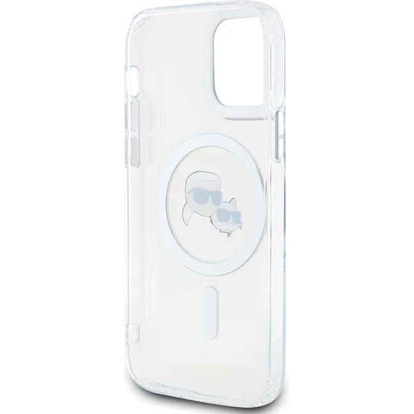 Karl Lagerfeld IML K&CH Heads Metal Frame MagSafe zadní kryt pro iPhone 12/12 Pro čirý - Pouzdra - Obrázek 3b11f65c3395432b9633c0f40d5ce89e