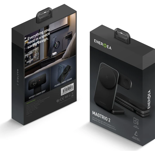 ENERGEA MagTrio 2 MagSafe 3v1 (Qi2) 25W nabíječka tmavě šedá - Nabíječky - Obrázek 3b35a473efa046f797458790f6431d2a