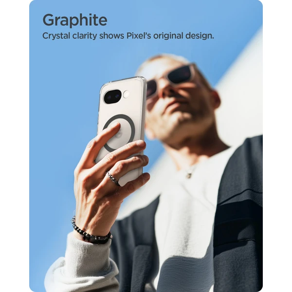 Spigen Ultra Hybrid MagSafe kryt Google Pixel 10a clear graphite - Pouzdra - Obrázek 3b42530be11945eda915a6135ec4b0e4