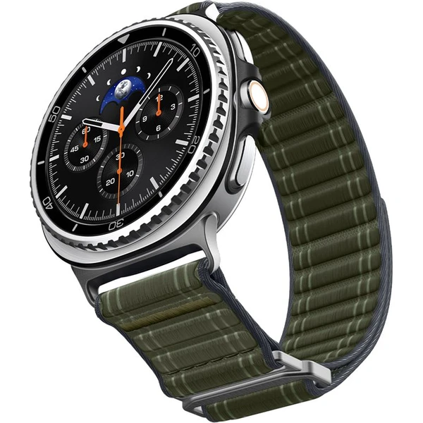 Spigen Fabric Band řemínek (hook-and-loop) Samsung Galaxy Watch8 46/44/40mm zelený - Řemínky - Obrázek 3b47ee0d5076462b997e8f4b067bc9fe