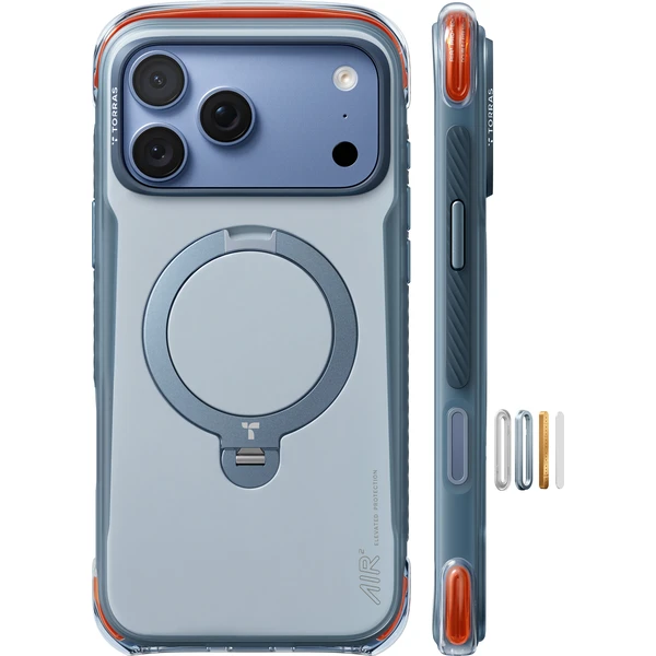 Torras Ostand Q3 Air Pro MagSafe kryt iPhone 18 Pro modrý - Pouzdra - Obrázek 3b5897939115485a9f21b611f50ccd04