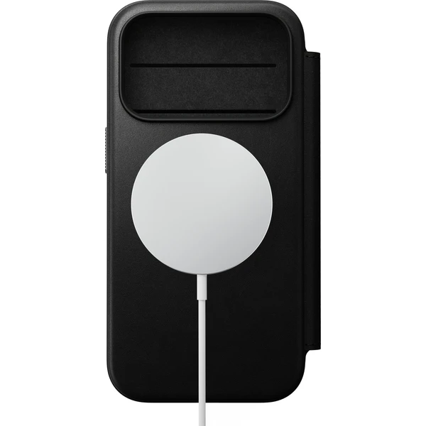 Nomad Modern Leather Folio MagSafe kožené pouzdro iPhone 18 Pro Black - Pouzdra - Obrázek 3b69740b4154415eabb4c3df767bc7b6