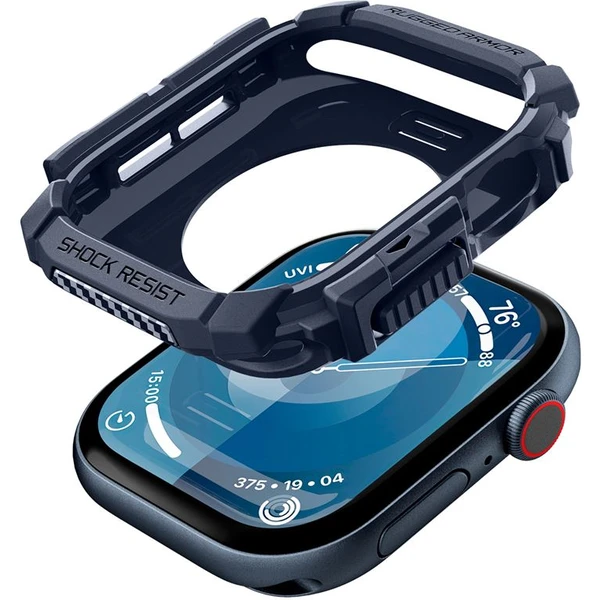 Spigen Rugged Armor kryt pro Apple Watch 10/11 (42mm) námořně modrý - Pouzdra - Obrázek 3b980a1b1f3543d796b62ee35939a47a