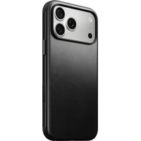 Nomad Modern Leather (Horween) MagSafe kožený kryt iPhone 17 Pro Max/18 Pro Max Black - Pouzdra