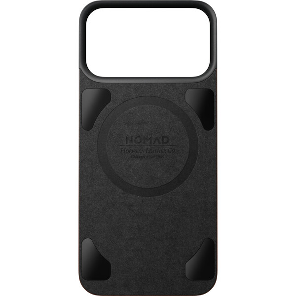 Nomad Magnetic Leather Back (Horween) MagSafe kožený kryt iPhone 17 Pro Max/18 Pro Max Rustic - Pouzdra - Obrázek 3bb2222632814ddc90000f316082134e