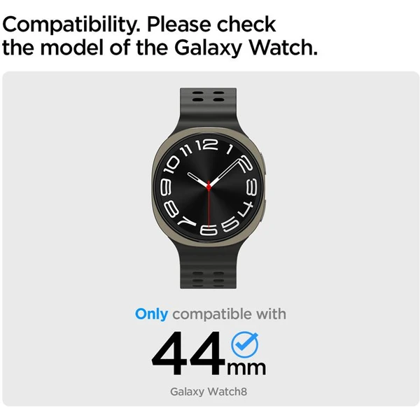 Spigen Bezel Tune (Pilot) ochranný kroužek Galaxy Watch8 (44mm) stříbrný - Pouzdra - Obrázek 3bbadb5c20b8499bb0e7d5b1f0fe87cb