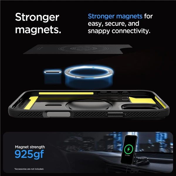 Spigen Rugged Armor MagSafe kryt iPhone 16 Pro matte black - Pouzdra - Obrázek 3bbd0d7221ff4b6eb66728b3919a752c
