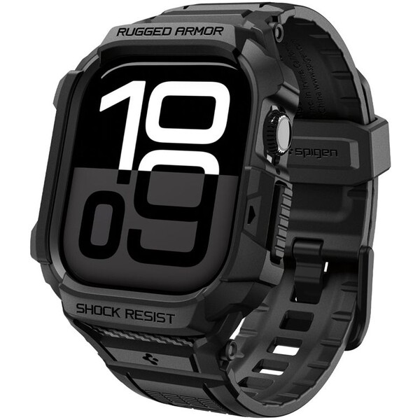 Spigen Rugged Armor Pro 2 pouzdro Apple Watch 11 (46mm) matte black