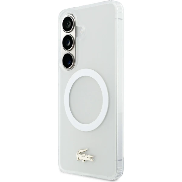 Lacoste PC/TPU Frosted Finish Gold Logo Magnetic kryt Samsung Galaxy S26 bílý - Pouzdra - Obrázek 3be15a6aae1a4504893e4085b2c1641c