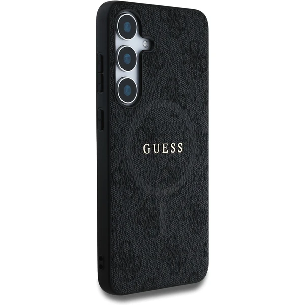 Guess PU Leather 4G Colored Ring MagSafe kryt Samsung Galaxy S25 černý - Pouzdra - Obrázek 3befe7165e294624859c6e43e567ccce