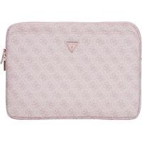Guess PU 4G Triangle Logo obal pro notebook 14" růžový - Pouzdra