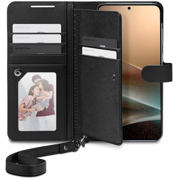 Spigen Wallet S pouzdro Samsung Galaxy S25+ černé - Pouzdra - Obrázek 3bfd1a9fe49e415b8661bffd3479ab5e
